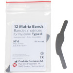 Matrizenbänder nach Nyström Type 8 - 12 darabos csomag, dünn, Nr. 6 - 41751 Matrizenbänder nach Nyström Type 8 - 12 darabos csomag, dünn, Nr. 6 - 41751