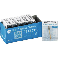 Gingi Curettage FG C103, gyémántcsiszoló, ISO 021, 6 darab