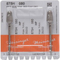 Diamanten 875, gyémántcsiszoló, fekete, ISO 080, HP, 2 darab