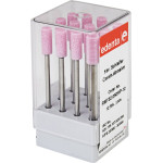 Csiszoló (Fém) (732), Kézidarab (HP, Ø 2,35 mm, ISO 104, 44,5 mm) ISO 50 Henger, közepes, Nemeskorund - Kerámia, 30.000 f/p, 12 darab