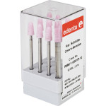 Csiszoló (Fém) (671), Kézidarab (HP, Ø 2,35 mm, ISO 104, 44,5 mm) ISO 50 Csúcs, közepes, Nemeskorund - Kerámia, 30.000 f/p, 12 darab