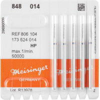 Diamanten 848, gyémántcsiszoló, kék, ISO 014, HP, 5 darab