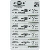 Diamant FG 298, gyémántcsiszoló, zöld, ISO 018, 5 darab