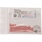 Stop Card + Dispenser, (3,5 x 1 mm), Endo stops, sötét piros, barna, Szilikon, 100 darab