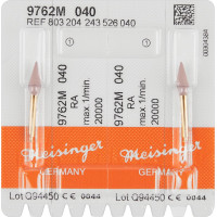 Diamantpolierer 9762, gyémánt-kompozit-polírozó, rózsaszín ISO 040, RA, 2 darab
