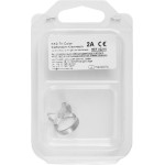 KKD® Kofferdam Klammern triColor Antireflect - 1 db, platin matt, Nr. 2A, für Prämolaren - 2214