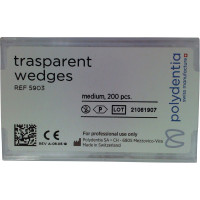 Transparente Keile - 200 darabos csomag, mittel - 5903 Transparente Keile - 200 darabos csomag, mittel - 5903