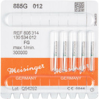 Diamanten 885, gyémántcsiszoló, zöld, ISO 012, FGS, 5 darab