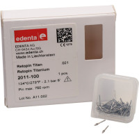 Retopin - csomag 100 Stifte Titan .021'/0,6 mm - 2011-100