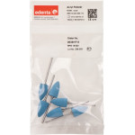 Acrylic (36), Polírozó (Műanyagok), Kézidarab (HP, Ø 2,35 mm, ISO 104, 44,5 mm) ISO 110 Csúcs, kék, Szilíciumkarbid- Szilikon, 20 mm, 6 darab