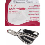KKD® Abformlöffel unbezahnt - 1 db, felső-4 FDS, tömör - 324