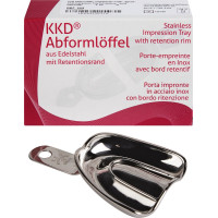 KKD® Abformlöffel unbezahnt - 1 db, felső-3 FDM, tömör - 323