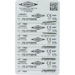 Diamant FG 277, gyémántcsiszoló, zöld, ISO 018, 5 darab