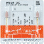 Diamantpolierer 9766, gyémánt-kompozit-polírozó, rózsaszín ISO 050, RA, 2 darab