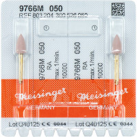 Diamantpolierer 9766, gyémánt-kompozit-polírozó, rózsaszín ISO 050, RA, 2 darab