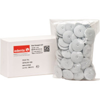 EXA Cerapol (10), Polírozó (Kerámia), szereletlen ISO 220 Lencse, szürke, Szilíciumkarbid- Szilikon, 20.000 f/p, 100 darab