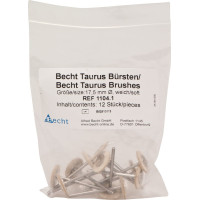 Taurus Bürste Radform Packung 12 darab, Ziegenhaar, weich Ø 17,5 mm