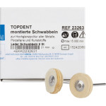 TOPDENT bőr puffer - csomagoló darab 6 HP, bőr, Ø 21 mm-es
