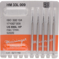 HM-Bohrer 33L, fúró, ISO 009, HP, 5 darab