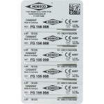Diamant FG 156 Packung 5 darab, ISO 012
