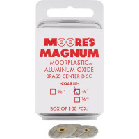 Moore Magnum, Csiszolókőrongok, szereletlen (Snap-on-off) ISO 190 durva, Alumíniumoxid, M (közepes), 100 darab