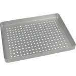 Norm-Tray Aluminium - 1 db, Boden gelocht silber, mini, 18 x 14 cm - 20920031