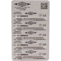 Diamant H 199, gyémántcsiszoló, kék, ISO 025, 5 darab