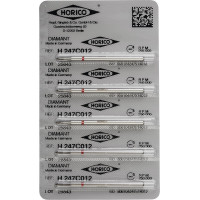 Diamant H 247, gyémántcsiszoló, piros, ISO 012, 5 darab