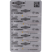 Diamant H 539, gyémántcsiszoló, sárga, ISO 007, 5 darab