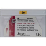 Becht rózsaszín Greater Taper guttapercha csúcs, 60 db-os csomag, Taper.04, ISO 020 (946.20) Becht rózsaszín Greater Taper guttapercha csúcs, 60 db-os csomag, Taper.04, ISO 020 (946.20)