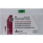 Guttapercha-csúcs (4 %) (ISO 35), ISO 35 rózsaszín, Guttapercha, 4%, 60 darab Guttapercha-csúcs (4 %) (ISO 35), ISO 35 rózsaszín, Guttapercha, 4%, 60 darab