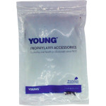 Young Kappen Packung 720 darab, gefächert, weich, grau