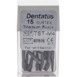 Surtex Classic (Titan) (M), (1,50 x 9,3 mm), Gyökércsap (Titán), Titán, 15 darab