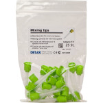 Detax Mischkanüle hellgrün 1:1 - csomag 25 keverőkanül hellgrün 1:1 - 2605