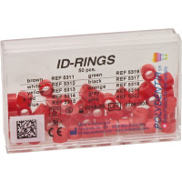 ID Ringe - 50 darabos csomag, piros - 5314