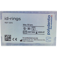 ID Ringe - 50 darabos csomag, kék - 5315