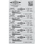 Diamanten FG, gyémántcsiszoló, FG 171 025-5, 5 darab Diamanten FG, gyémántcsiszoló, FG 171 025-5, 5 darab