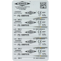 Diamant FG 166, gyémántcsiszoló, sárga, ISO 016, 5 darab Diamant FG 166, gyémántcsiszoló, sárga, ISO 016, 5 darab