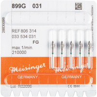 Diamanten 899, gyémántcsiszoló, zöld, ISO 031, FG, 5 darab Diamanten 899, gyémántcsiszoló, zöld, ISO 031, FG, 5 darab