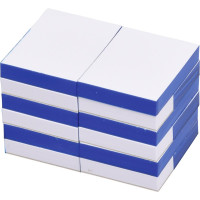 Anmischblöcke - csomag 12 Blöcke klein, 40 Blatt, mattiert, zweineinhalbseitig geblockt, 3,5 x 4,5 cm - 80811