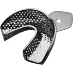 ERGOLOCK Retenciós Peremű Lenyomatkanál - 1 db, alsó XS, perforált - 413XS/5