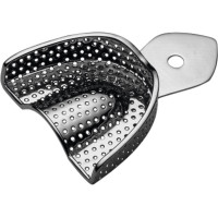 ERGOLOCK Retenciós Peremű Lenyomatkanál - 1 db, felső XS, perforált - 412XS/5