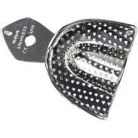 ERGOLOCK Retenciós Peremű Lenyomatkanál - 1 db, felső S, perforált - 412S/4