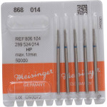 Diamanten 868, gyémántcsiszoló, kék, ISO 014, HP, 5 darab