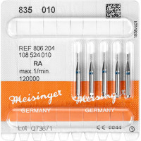 Diamanten 835, gyémántcsiszoló, kék, ISO 010, RA, 5 darab