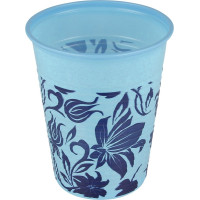 Monoart® Mundspülbecher Flower - Karton 1.000 db kék, 180 ml - 147016
