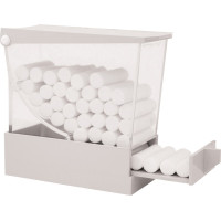 Watterollenspender - Stück weiß, 10,6 cm x 5,2 cm x 10,2 cm - 28R800A