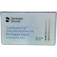 ProTaper Next® Guttapercha-Spitzen - Packung 60 Stück Conform Fit X4/X5