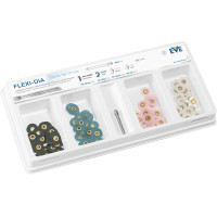 EVE FLEXI - DIA - Kezdőcsomag 100 x 10 mm-es polírozó kerekek + 95RA EVE FLEXI - DIA - Kezdőcsomag 100 x 10 mm-es polírozó kerekek + 95RA