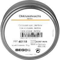 Okkluzális viasz, Doboz, dentin, 70 g, 1 darab